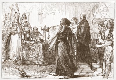 John of Gaunt ve Londra Piskoposu arasındaki tartışma, James Aitken Wylie (1808-1890) tarafından yazılan Protestanlığın Tarihinden bir örnek, pub. 1878 by English School