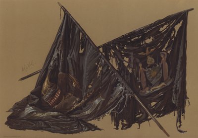 Amerikan Bayrakları (chromolitho) by English School