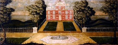 Bir Doğu Angliyen Konutu (panelde yağlı boya) by English School