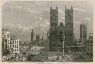 Westminster'da bir mimari grup by English School
