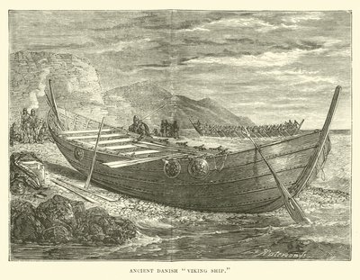 Eski Danimarka Viking Gemisi by English School