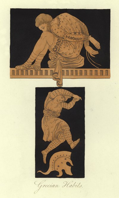Antik Yunan kostümleri by English School