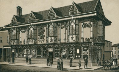 Ancient House, Ipswich (lito) by English School