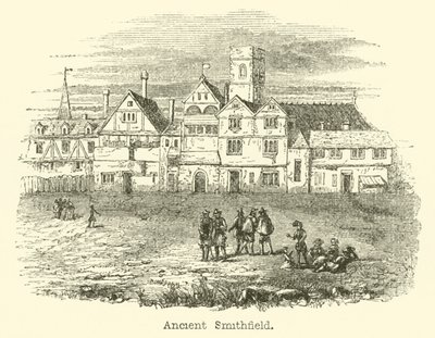 Antik Smithfield (gravür) by English School