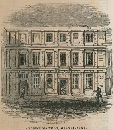 Antik konak, Gravel Lane, Londra by English School