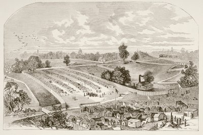 Andersonville Hapishanesi (litho) by English School