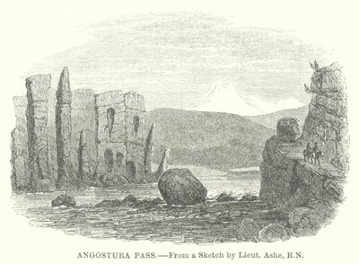 Angostura Geçidi (gravür) by English School