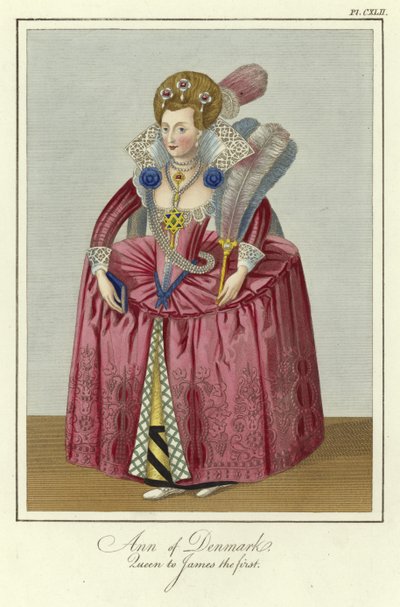 Danimarka Anne, İngiltere Kraliçesi I. James by English School