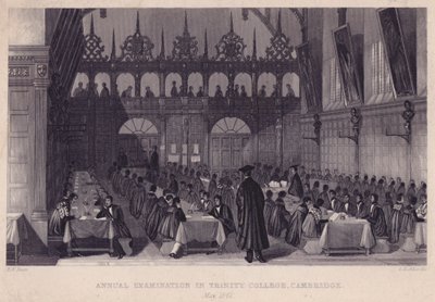 Trinity College'da yıllık sınav, Cambridge, Mayıs 1842 by English School