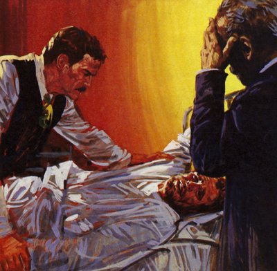 Başka bir zihinsel saldırı öngören Vincent Van Gogh kendini vurdu by English School