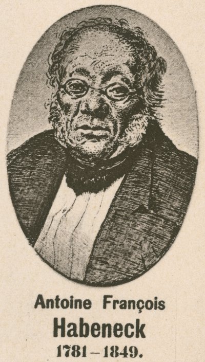 Antoine Francois Habeneck (gravür) by English School