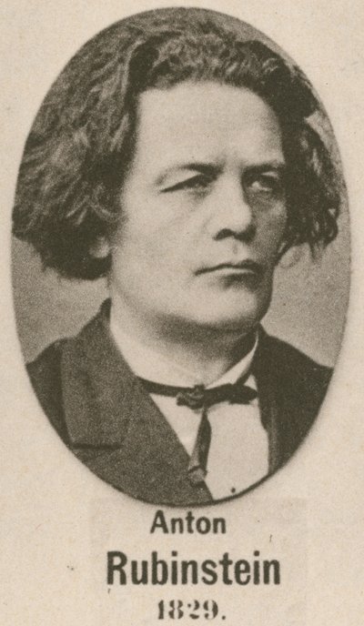 Anton Rubinstein (gravür) by English School