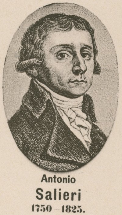 Antonio Salieri (gravür) by English School