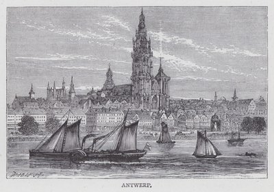 Anvers (gravür) by English School