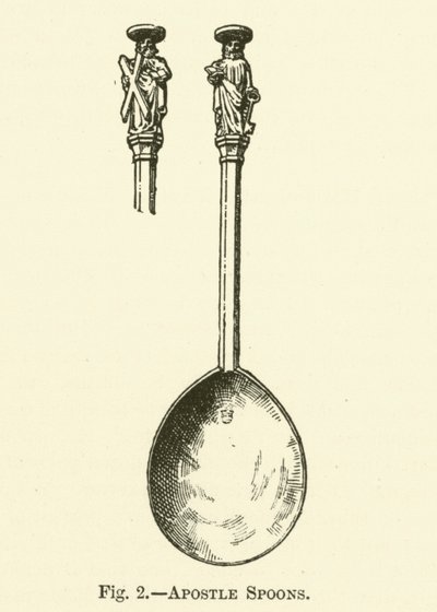 Havari Kaşıkları (gravür) by English School