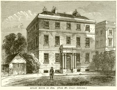 1800 yılında Apsley Evi by English School