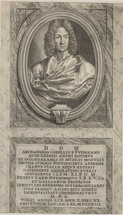 Arcangelo Corelli, yaklaşık 1715 by English School