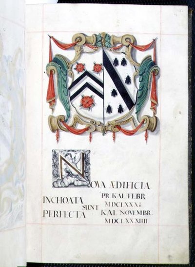 Arşiv 3693 fol.2 Yeni Binalar Yardım Kitabından Arması, Oxford by English School