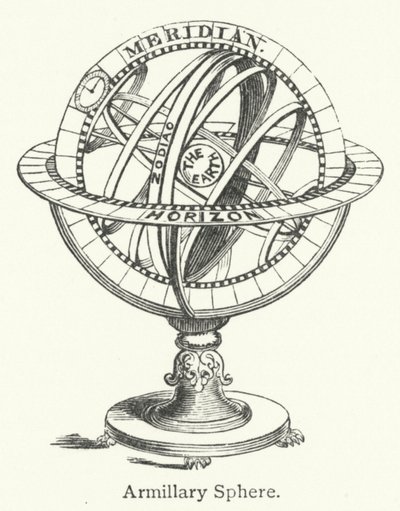 Armillary Sphere (gravür) by English School
