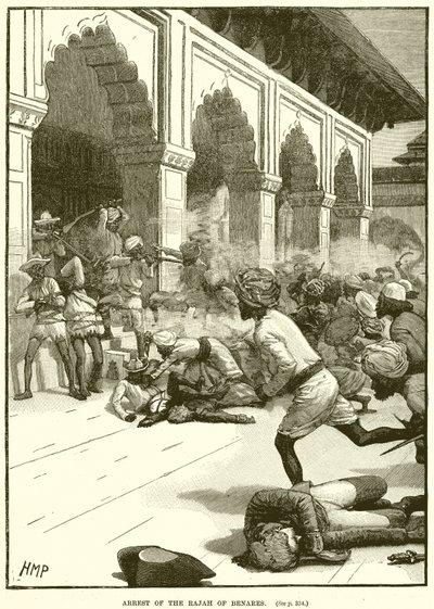 Benares Racasının Tutuklanması by English School