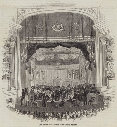 Londra Sanat Birliği, Çizim Ödülleri (gravür) by English School