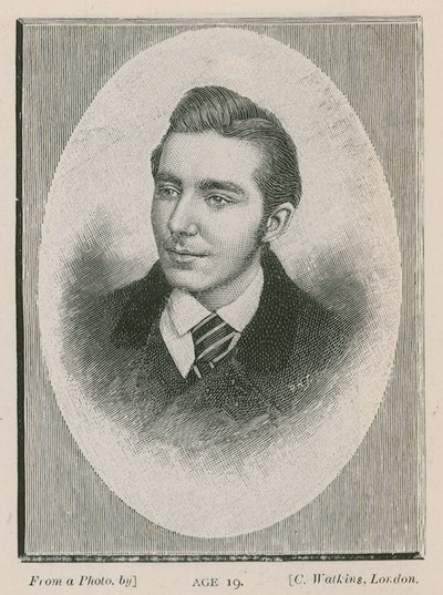 Arthur W Pinero, 19 yaşında by English School