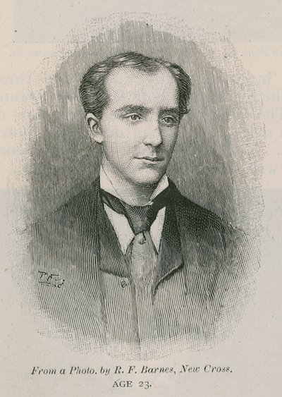 Arthur W Pinero, 23 yaşında by English School