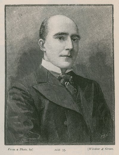 Arthur W Pinero, 35 yaşında by English School
