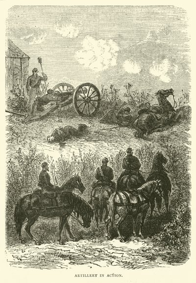 Topçu eylemde, Ekim 1870 by English School
