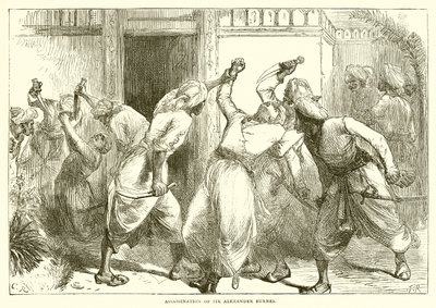 Sir Alexander Burnes suikastı by English School