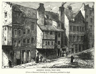 Toplantı Odaları, West Bow (gravür) by English School