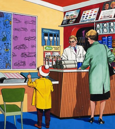 duvar kağıdı dükkanında by English School