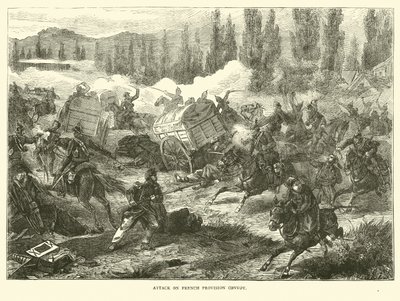 Fransız erzak konvoyuna saldırı, Eylül 1870 by English School