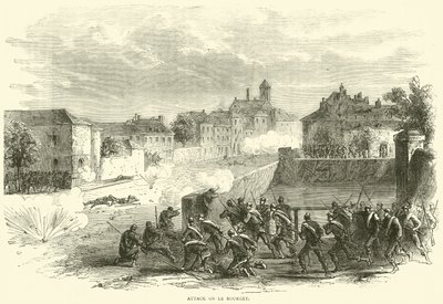 Le Bourget Saldırısı, Ekim 1870 by English School