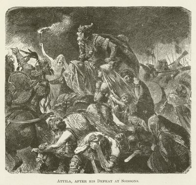 Atilla, Soissons yenilgisinden sonra by English School