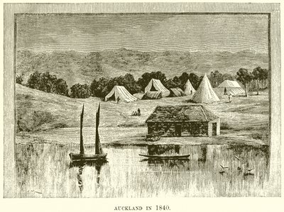 1840 yılında Auckland by English School