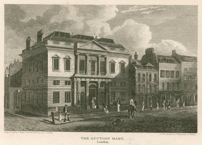 Müzayede Mart, St Bartholomews Lane, Londra by English School