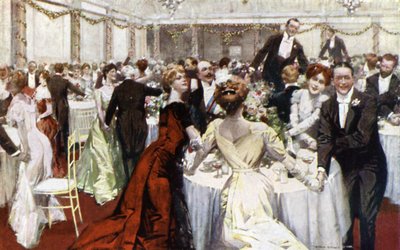 Auld Lang Syne, Yılbaşı Gecesi, The Savoy Hotel (renkli taş) by English School