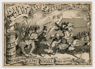 Sallys Levee Teyze, Crystal Palace, 15 Haziran 1861 by English School