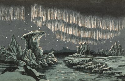 Aurora borealis by English School