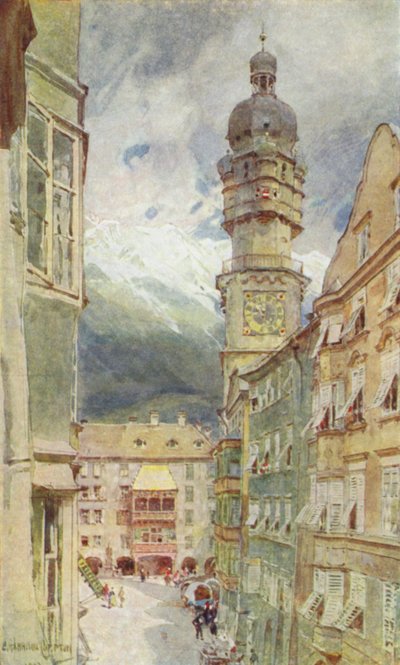 Avusturya: Innsbruck (renkli lito) by English School
