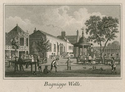 Bagnigge Wells, Londra by English School