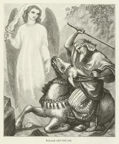 Balaam ve eşek by English School