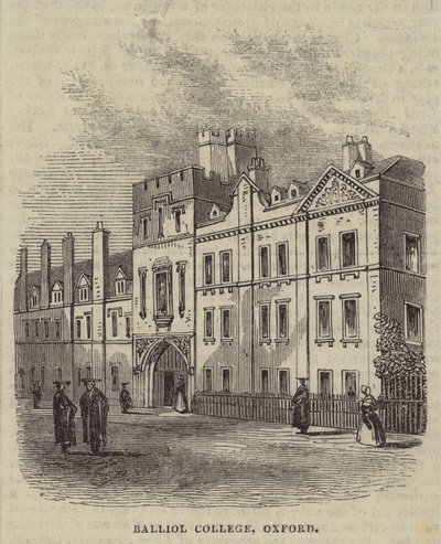 Balliol Koleji, Oxford (gravür) by English School