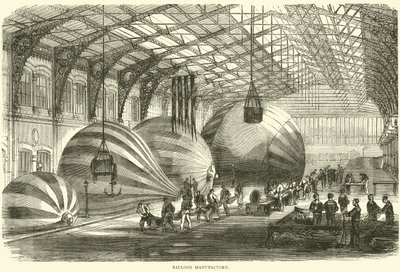 Balon Fabrikası, Ekim 1870 by English School