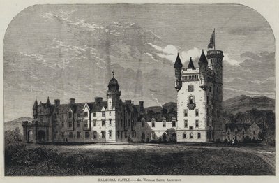 Balmoral Kalesi (gravür) by English School