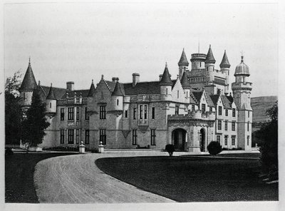Balmoral Kalesi (lito) by English School