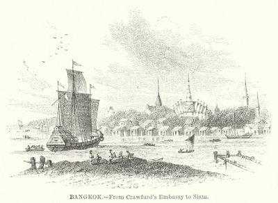 Bangkok (gravür) by English School