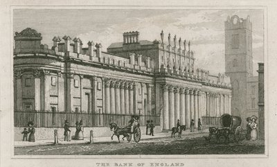 İngiltere Bankası, Sir John Soanes Güney Cephesi, 1823 by English School