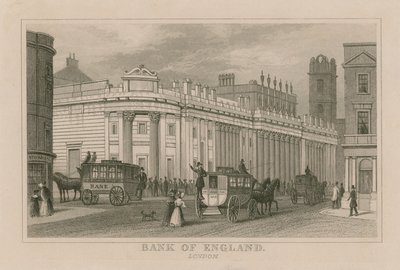 İngiltere Bankası, Sir John Soanes Güney Cephesi, 1823 by English School